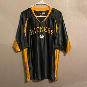 Green Bay Packers Team Apparel NFL Jersey in Green and Yellow